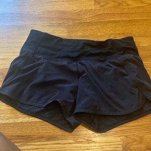 Black shorts lulu lemon